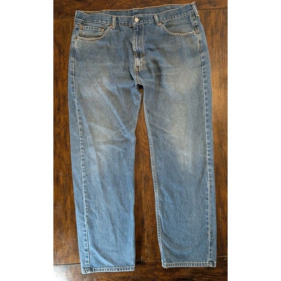 Vintage Levi's 505 Regular Fit Straight Leg Jeans Men's 40x32 Blue Denim - Picture 2 of 13